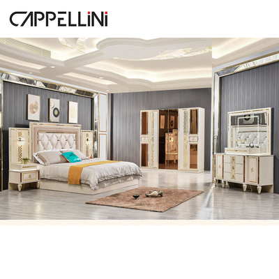 Cappelliniのトルコの寝室の家具は耐久MDFの現代寝室の家具を置いた
