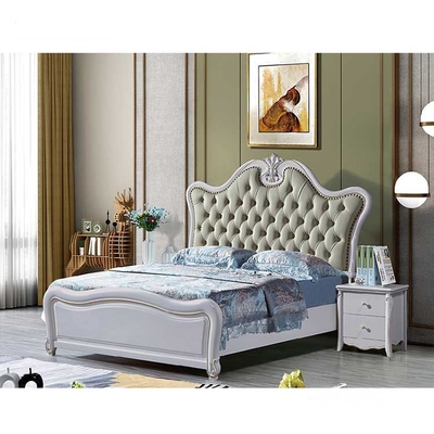 Size Double Minimalist Bed軽い頭板王はKDの容易な集まを置いた
