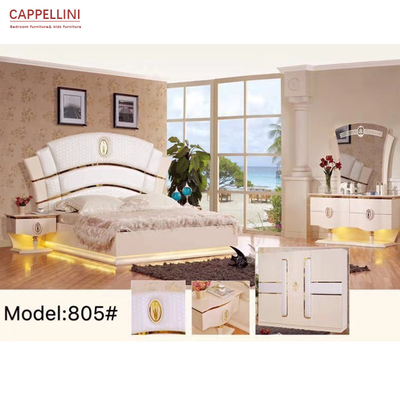 現代王寝室セットの家具6pcsのイタリアの設計