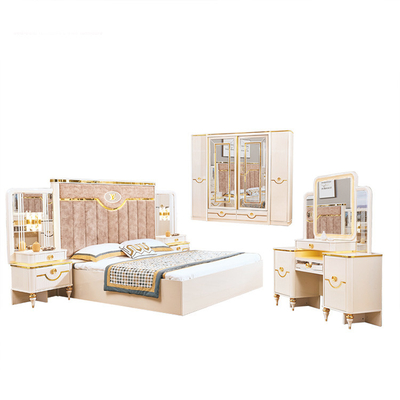 MDFの家の寝室の家具の現代柔らかいベッド2080mm
