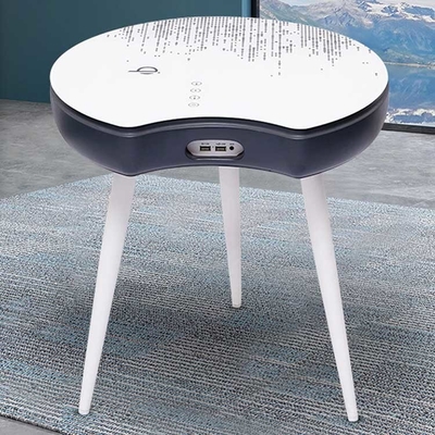 CAPPELLINIの耐久力のある灰色の純木の円形のコーヒー多機能の側面のテーブル