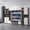 耐久MDF木TVのキャビネットの立場の現代居間の家具