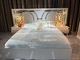 現代寝室セットの家具MDF PU革木製材料SGS