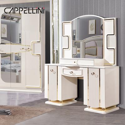 卸売価格 キングサイズ 双人革 ベッド スイート マスタールーム ホーム ホワイト フルウッド Mdf ルックス ベッドルーム 家具セット