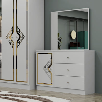 高品質の木製のフレーム モダン・キングサイズ ダブルベッド ホーム・スイート クイーン フル・ラグジュアリー トルコ製 木製寝室家具セット