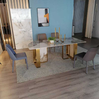 イタリアンデザイン モダン メタル 食卓と椅子 家庭用 家具 食堂 マルブルスレイド 高級食卓