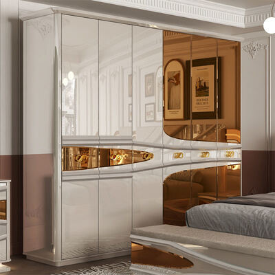 卸売モダン完全な高級寝室セット木製ダブルベッドルームトルコ王室木製フレームフルホーム寝室家具セット