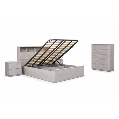 モダン コンプリート ベッドルームセット マスタールーム キングサイズ ダブルベッド ホテル ホーム 収納 固木枠 高級 ベッドルーム 家具セット