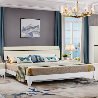 木製 キングサイズ ベッドルーム 家具 セット 収納用 ミニマリスト 快適 高品質 マスター スイート 高級 モダン