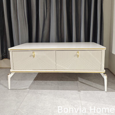 現代のデザイン 立方形 白木テレビスタンド リビングルーム 家具 大型収納 木製 高級家庭用テレビキャビネット