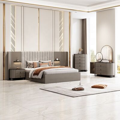 Juego De Muebles Para Dormitorio 現代の寝室家具セット 豪華なホテル マスタールームキングサイズ ベッド ホーム 家具 寝室セット