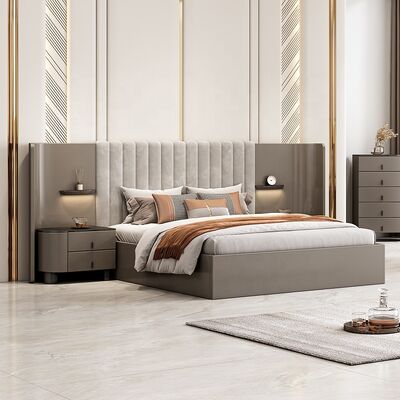Juego De Muebles Para Dormitorio 現代の寝室家具セット 豪華なホテル マスタールームキングサイズ ベッド ホーム 家具 寝室セット