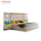 家のホテルのCappelliniの白い木製のパネルの寝室セットOEM ODM