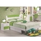 Cappelliniの緑の子供の寝室セットの現代子供の家具960mmのベッド