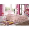 ピンクの木製のパネルのミッキー マウスの子供の寝室セットの光沢度の高い絵画